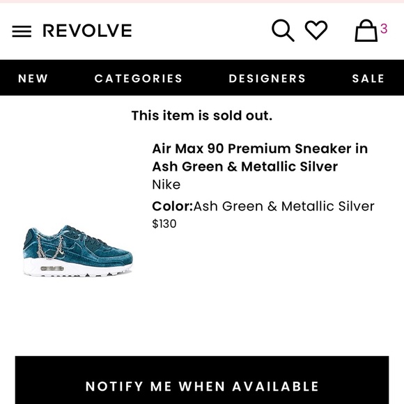 Nike Velvet Air Max - Picture 1 of 2
